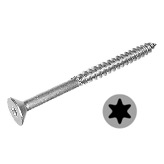 Vite per trucciolare TSP testa piana svasata impronta Torx filetto parziale DIN 7505-A