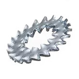 Rosette dentellate doppia dentatura denti sovrapposti UNI 3705