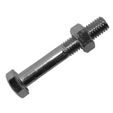 Bullone vite testa esagonale TE con dado esagonale UNI 5727 - DIN 601