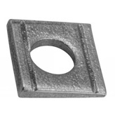 Rosette per appoggio profilati UPN UNI 6598 - DIN 434
