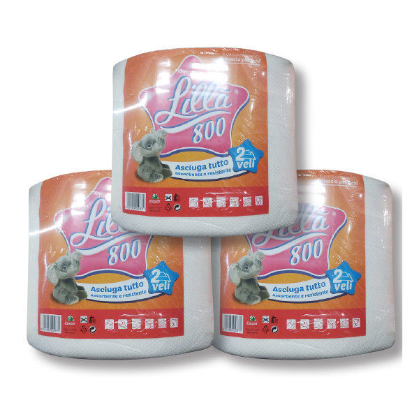 ROTOLO CARTA BIANCA " LILLA 800"