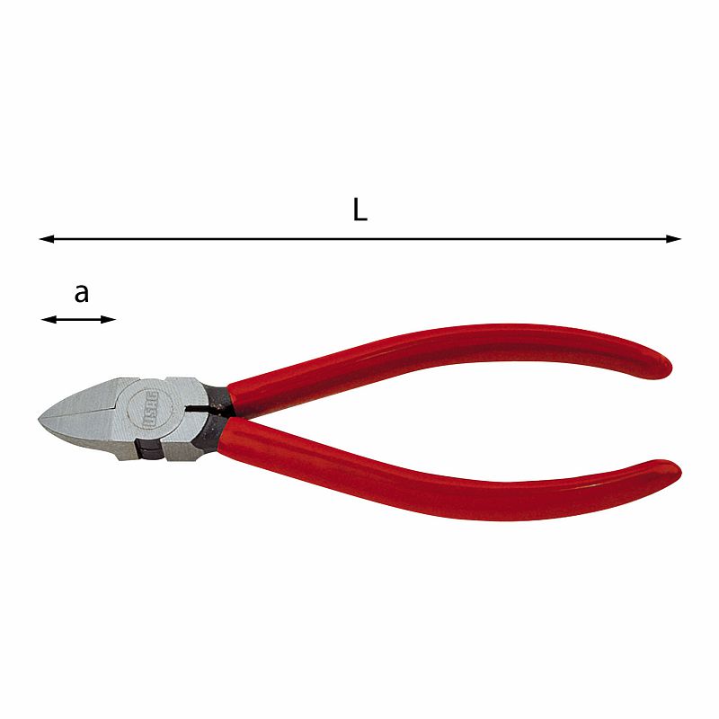 Tronchesi a tagliente raso diagonale per materiali plastici 186 C