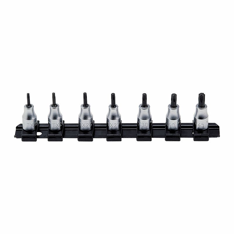 Serie di 7 chiavi a bussola per viti con impronta TORX® 233 3/8 NTX/S7