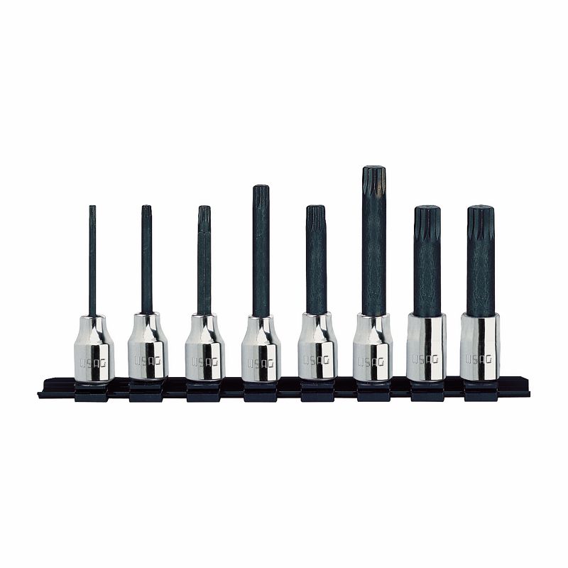 Serie di 8 chiavi a bussola per viti con impronta XZN 233 1/2 NXZN/S8
