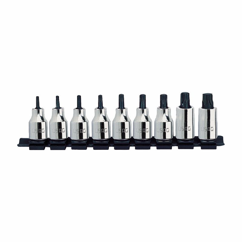 Serie di 9 chiavi a bussola per viti con impronta TORX® 233 1/2 NTX/S9