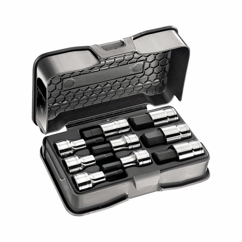 Assortimento in cassetta di ABS con bussole per viti con esagono incassato (9 pz) 234 1/2 N/C9