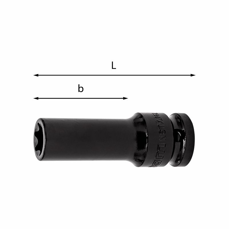 Chiavi a bussola macchina lunghe TORX® 235 1/2 MTXL