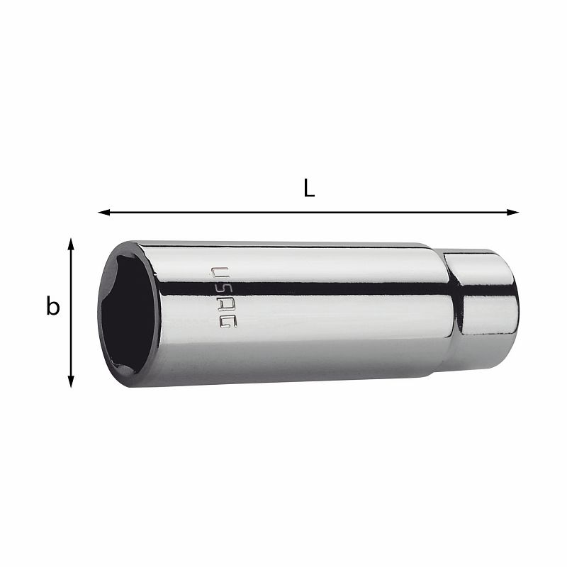 Chiavi a bussola lunghe con bocca esagonale 235 3/8 ELN
