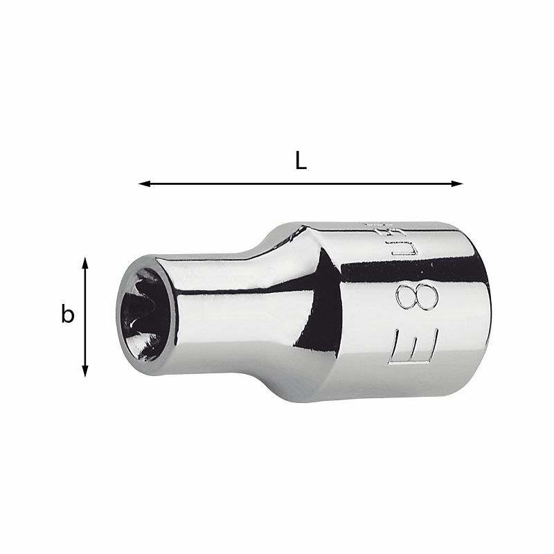 Chiavi a bussola TORX® 235 3/8 NTX