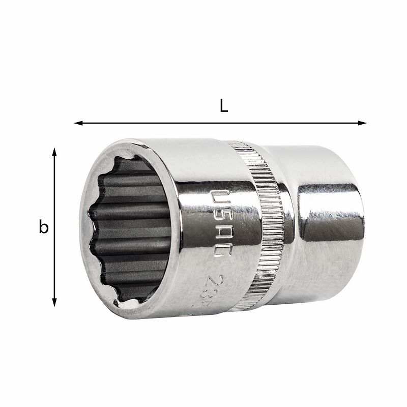 Bihexagonal sockets, inch sizes 235 1/2 PN