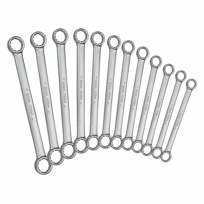 Serie di 12 chiavi poligonali doppie diritte 255 N/SE12