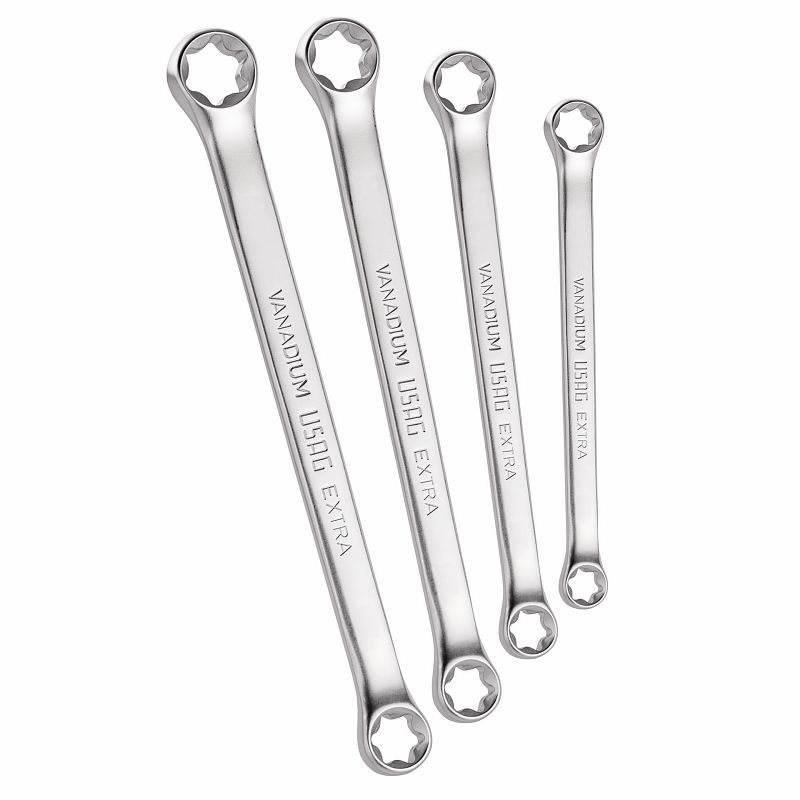 Serie di 4 chiavi TORX® doppie diritte 255 TX/S4