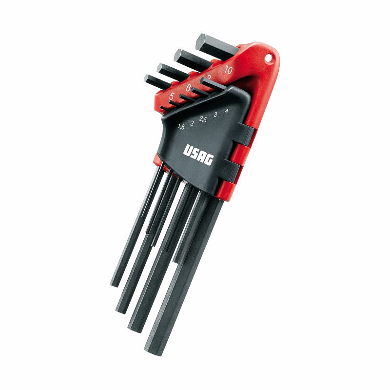 Serie di 9 chiavi maschio esagonale lunghe 280 L/S9