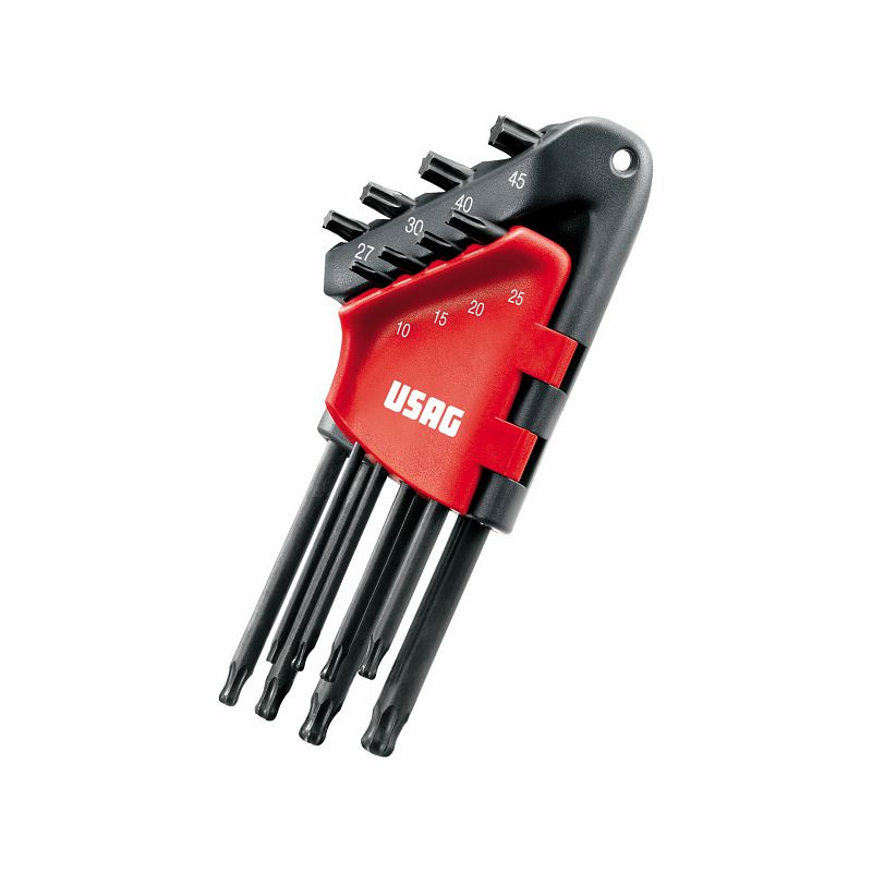 Serie di 8 chiavi maschio lunghe testa sferica TORX® 280 LTSTX/S8