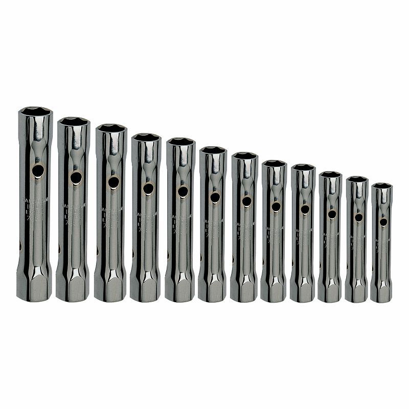 Serie di 12 chiavi a tubo doppie leggere 288 N/12