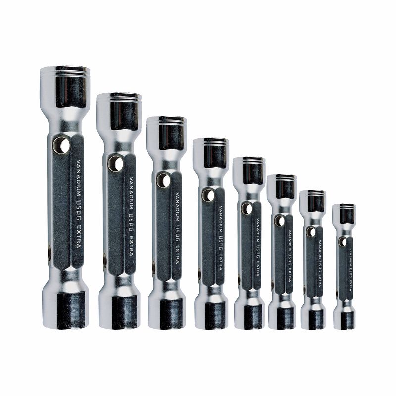 Serie di 8 chiavi a tubo doppie pesanti 290 E/8