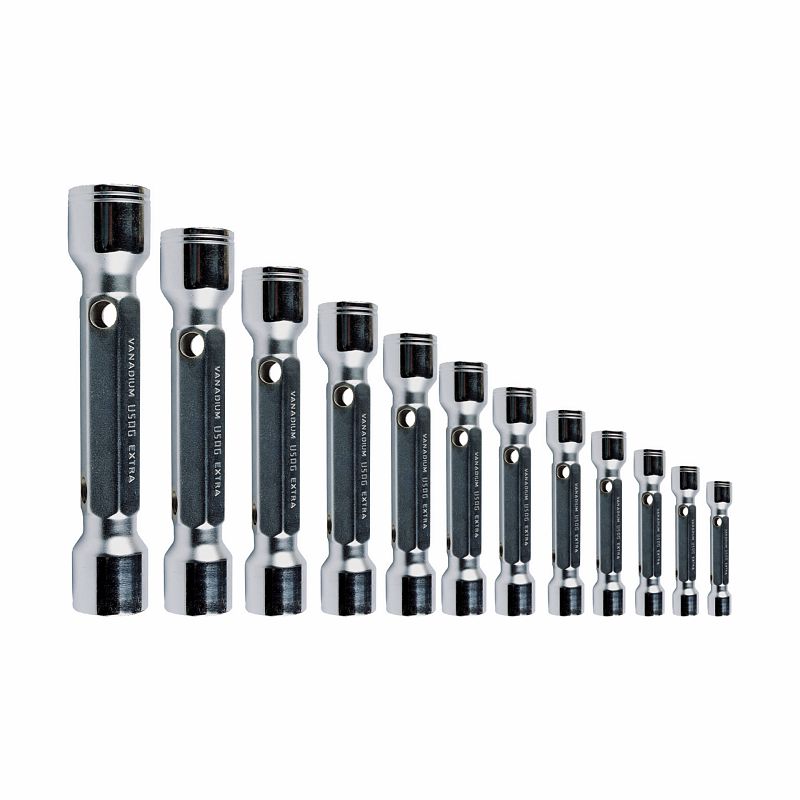 Serie di 12 chiavi a tubo doppie pesanti 290 E/12