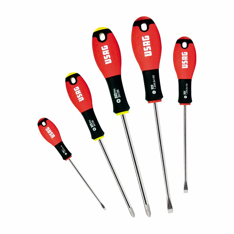 Serie di 5 giraviti per viti con intaglio e impronta a croce PHILLIPS® 322 SH5