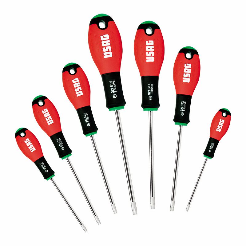 Serie di 7 giraviti con impronta TORX® Tamper Resistant 322 STX/S7