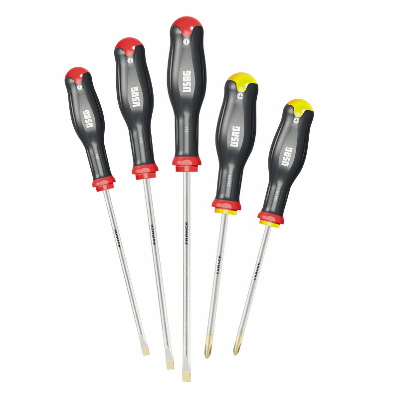 Serie di 5 giraviti per viti con intaglio e impronta a croce PHILLIPS® 324 SH5