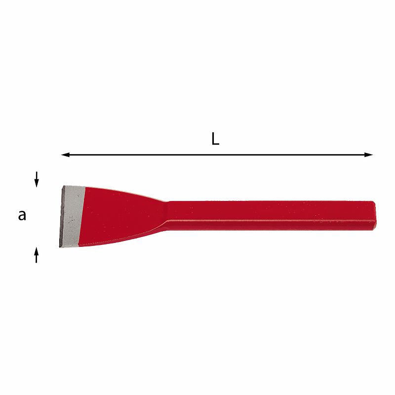 Scalpello a tagliente extralargo 353
