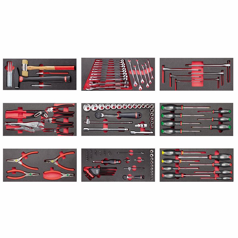 Assortimento INDUSTRIA (123 pz) - 3 cassetti 495 MMI