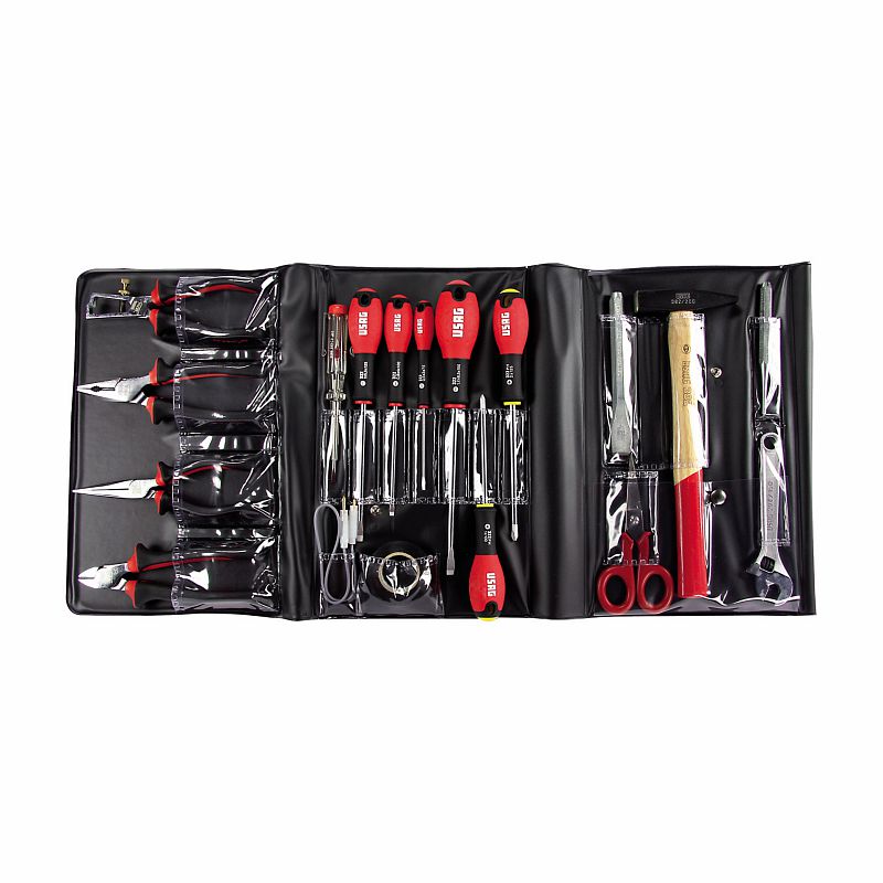 Borsa pieghevole con assortimento per elettrotecnica (17 pz) 630 EN