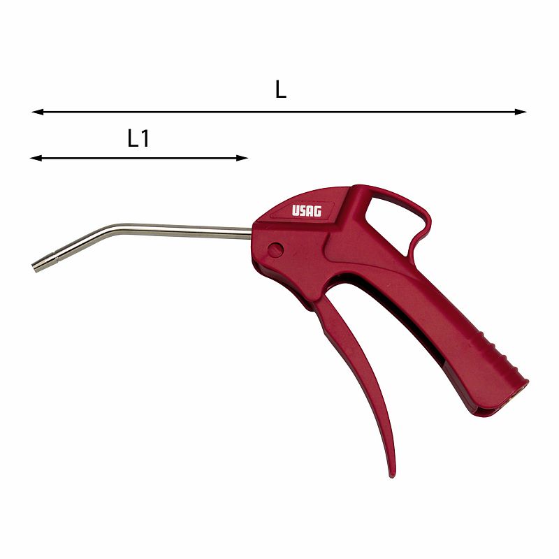 Pistola di soffiaggio progressiva in materiale plastico antiurto 927 B