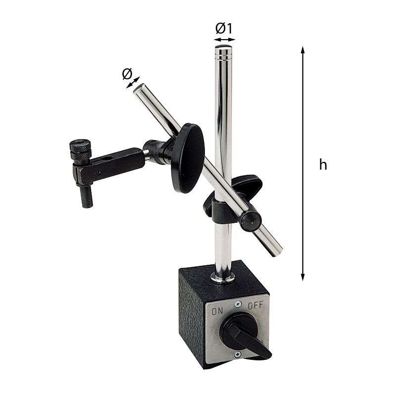 Supporto magnetico per comparatori 968 M