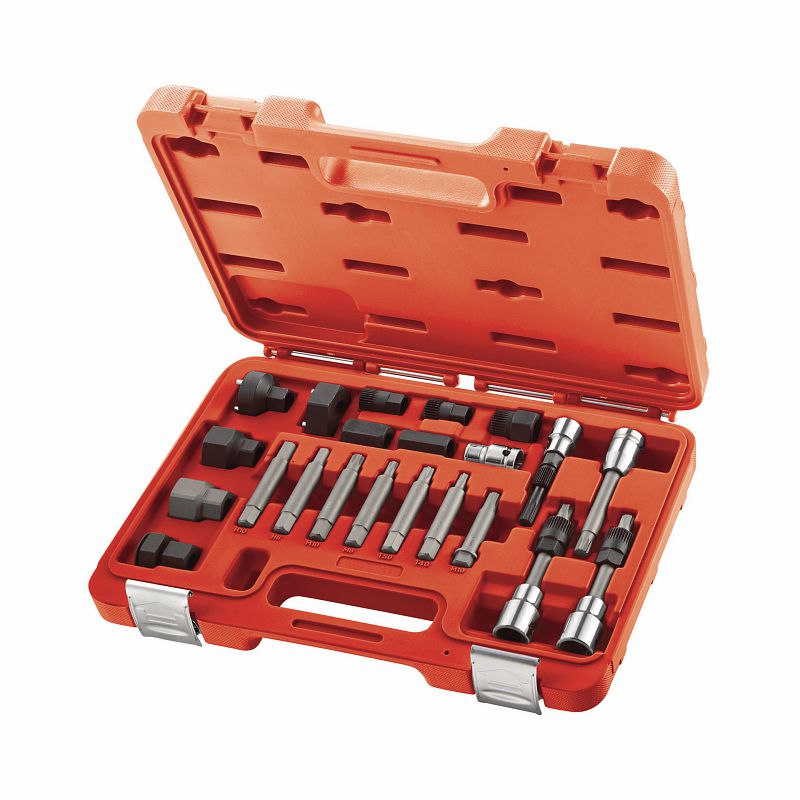 Set di 22 chiavi per lo smontaggio e il montaggio delle ghiere pulegge alternatori 1881 S22