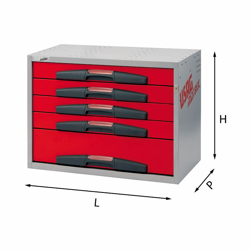Composizione con cassetti medi 5000 DE5