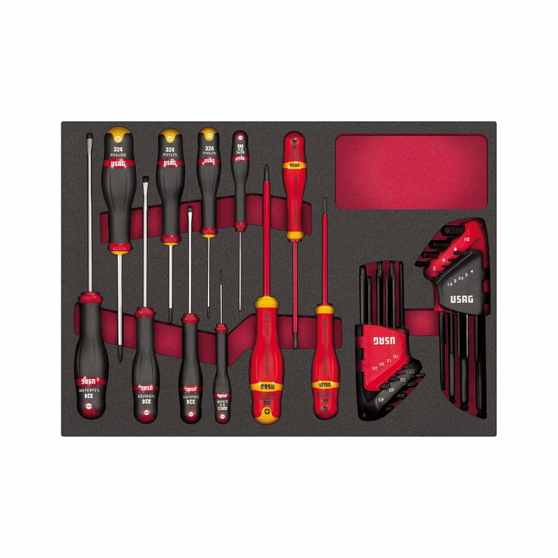 Assortimento di giraviti e chiavi maschio (28 pz) 5003/324M