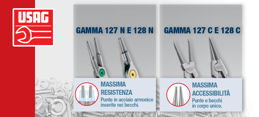 Pinze per anelli di tenuta USAG