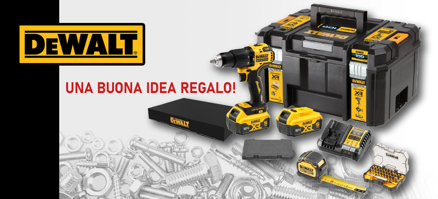 KIT Trapano  con percussione  DCZ100P2KT-QW - DeWalt