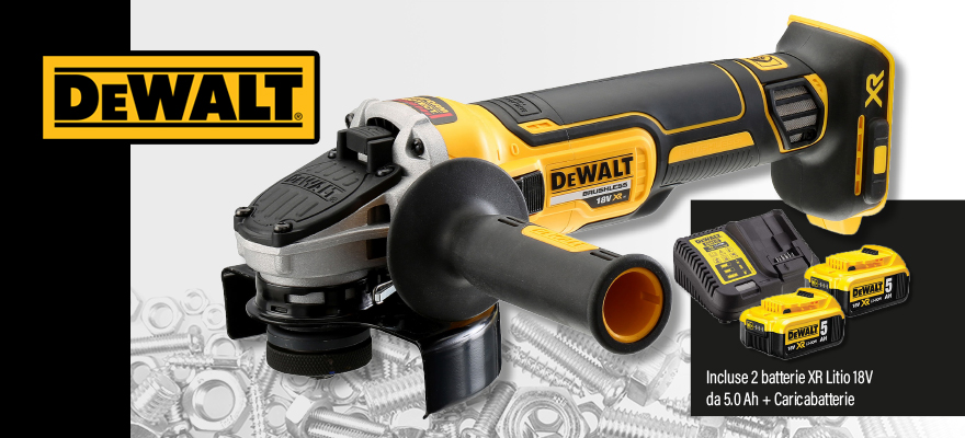 Smerigliatrice a batteria DCG405 - 125 mm - DeWalt