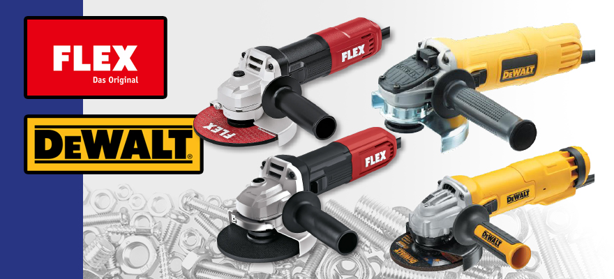 Promozione Smerigliatrici FLEX & DeWALT